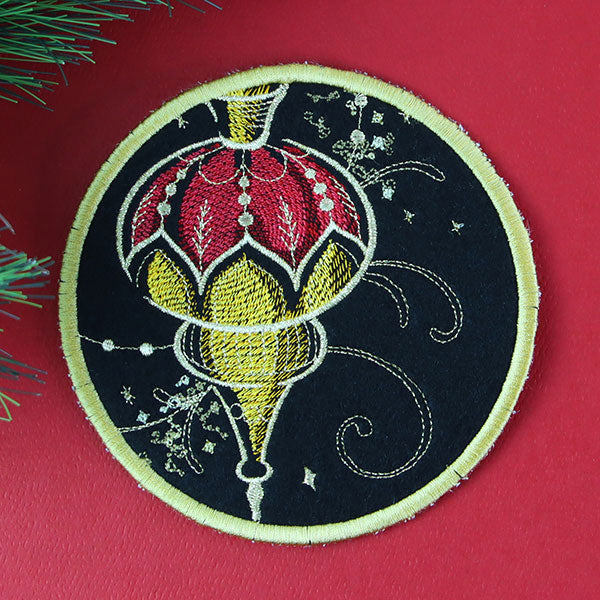 Gilded Mirage Coaster - Ornament (In-the-Hoop)