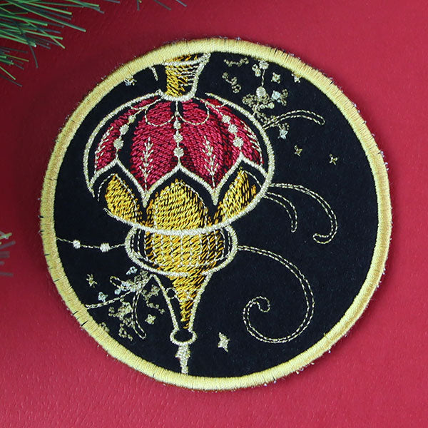 Gilded Mirage Coaster - Ornament (In-the-Hoop)