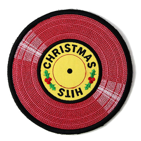 Christmas Hits Record Trivet (In-the-Hoop)