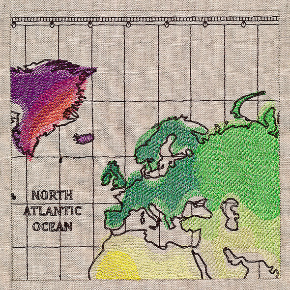 Journey's Path World Map Scene