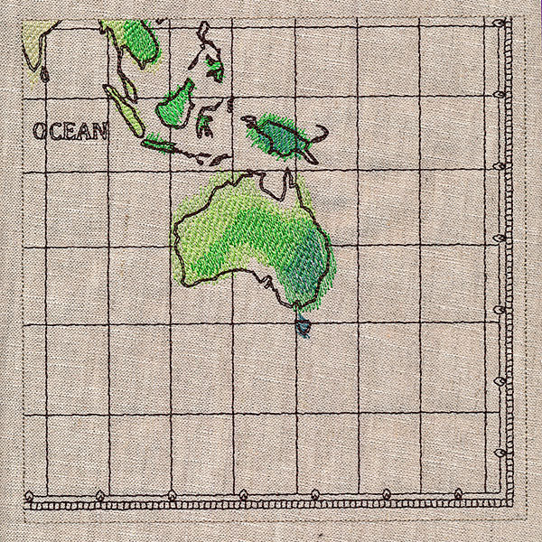 Journey's Path World Map Scene