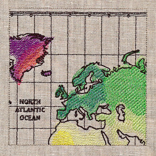 Journey's Path World Map Scene