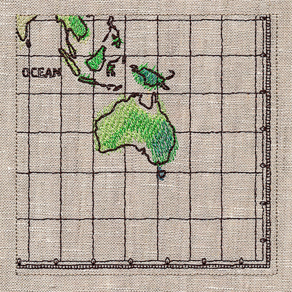 Journey's Path World Map Scene