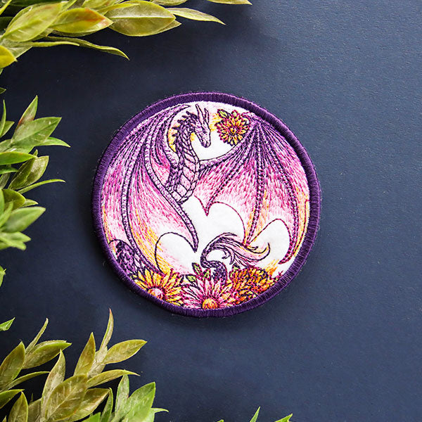 Flight of Flowers Dragon Coaster (In-the-Hoop)