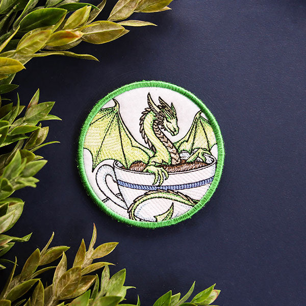 Coffee Day Spa Dragon Coaster (In-the-Hoop)