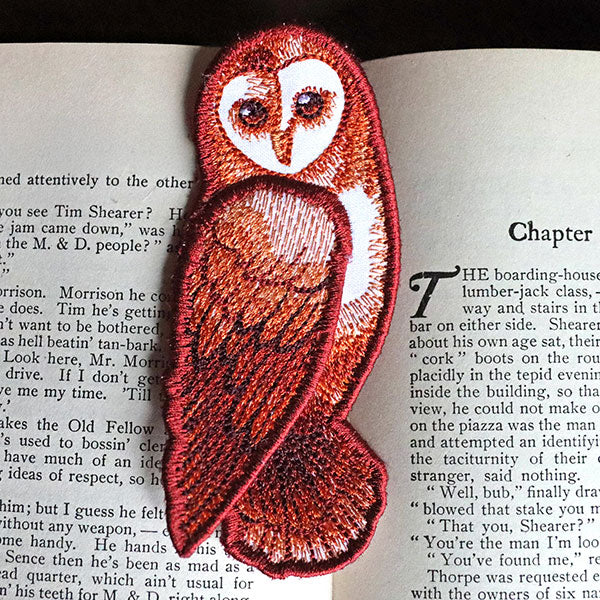 Freestanding Owl Bookmark (In-the-Hoop)