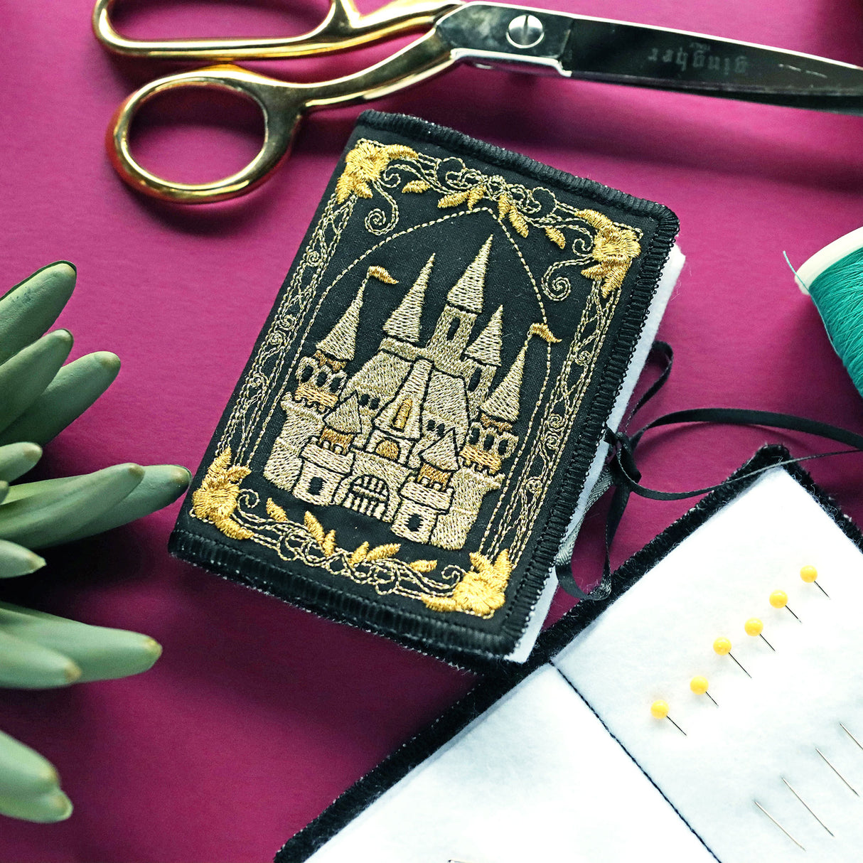 Enchanted Castle Needlebook (In-the-Hoop)