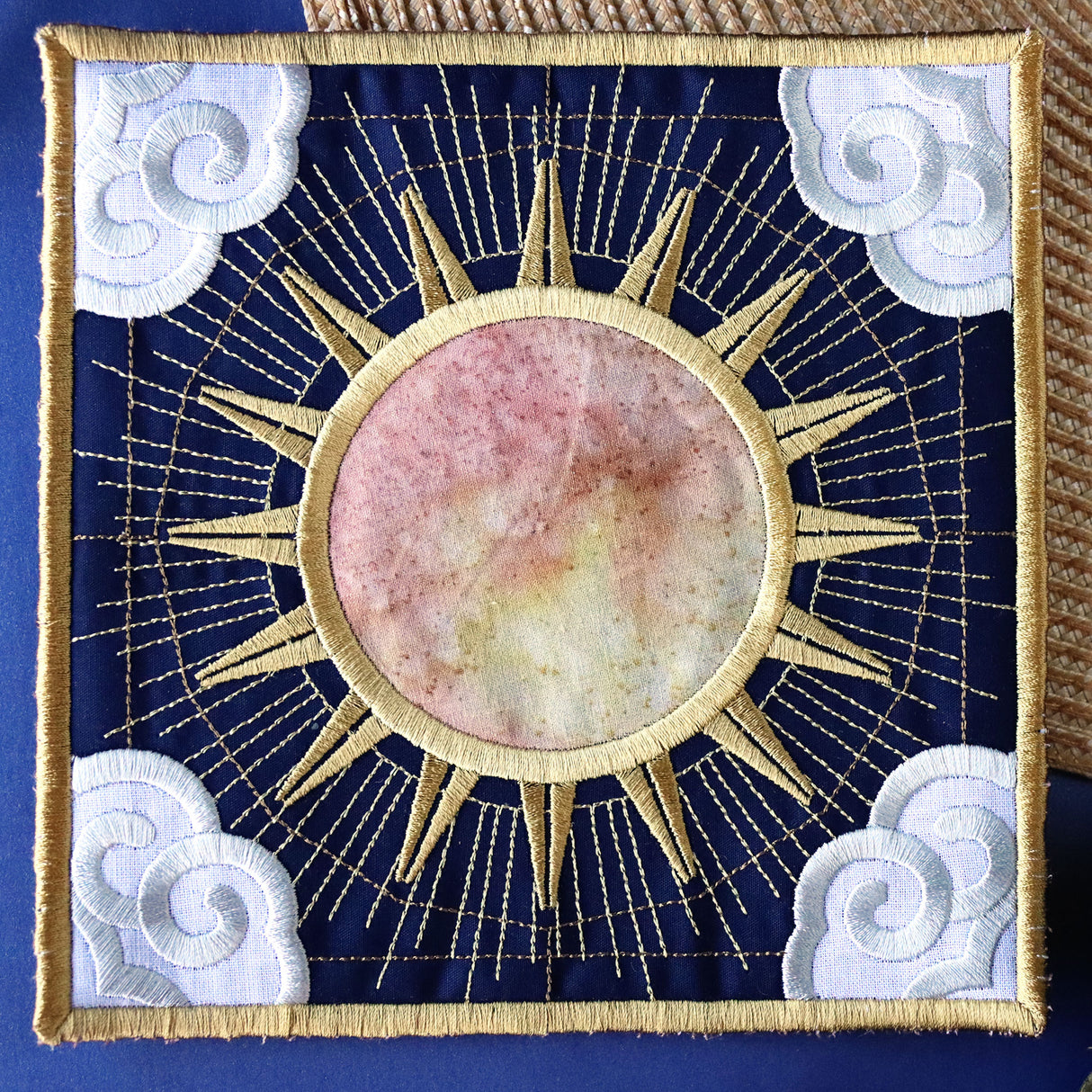 Celestial Sun Trivet (In-the-Hoop)