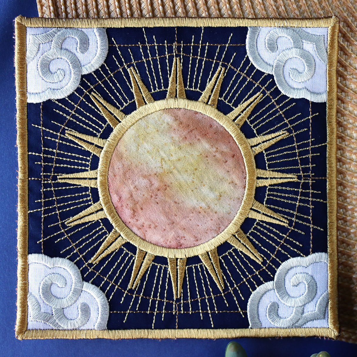 Celestial Sun Trivet (In-the-Hoop)