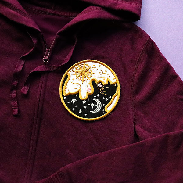 Sun & Moon Cat Patch (In-the-Hoop)
