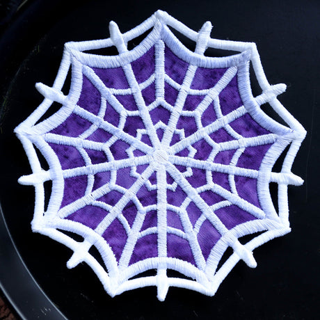 Lace Edge Spiderweb Coaster (In-the-Hoop)