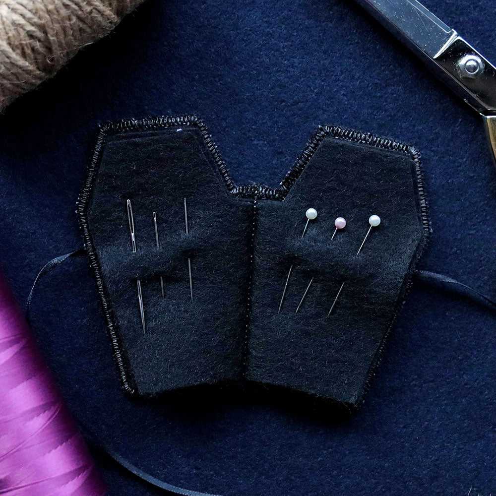 Gothic Rose Coffin Needle Book (In-the-Hoop)