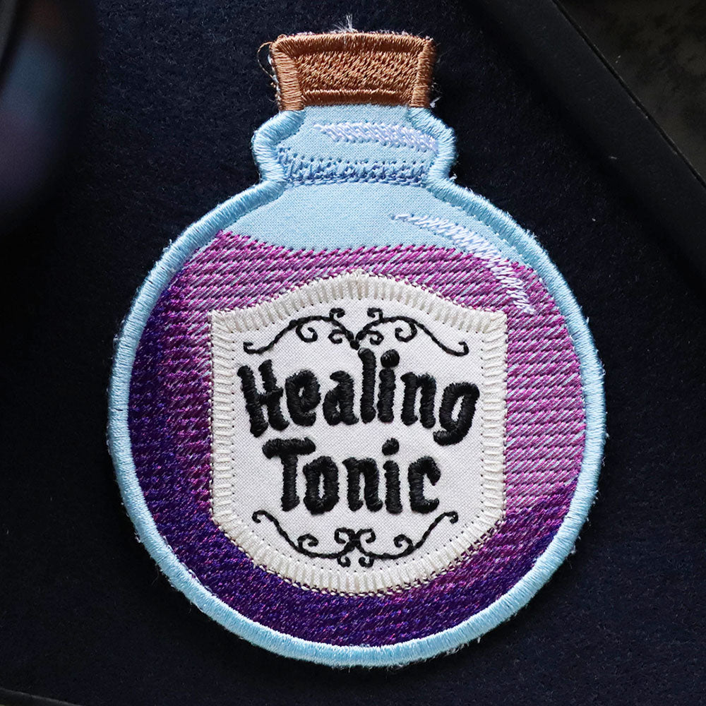 Potion Coaster - Healing Tonic (In-the-Hoop)
