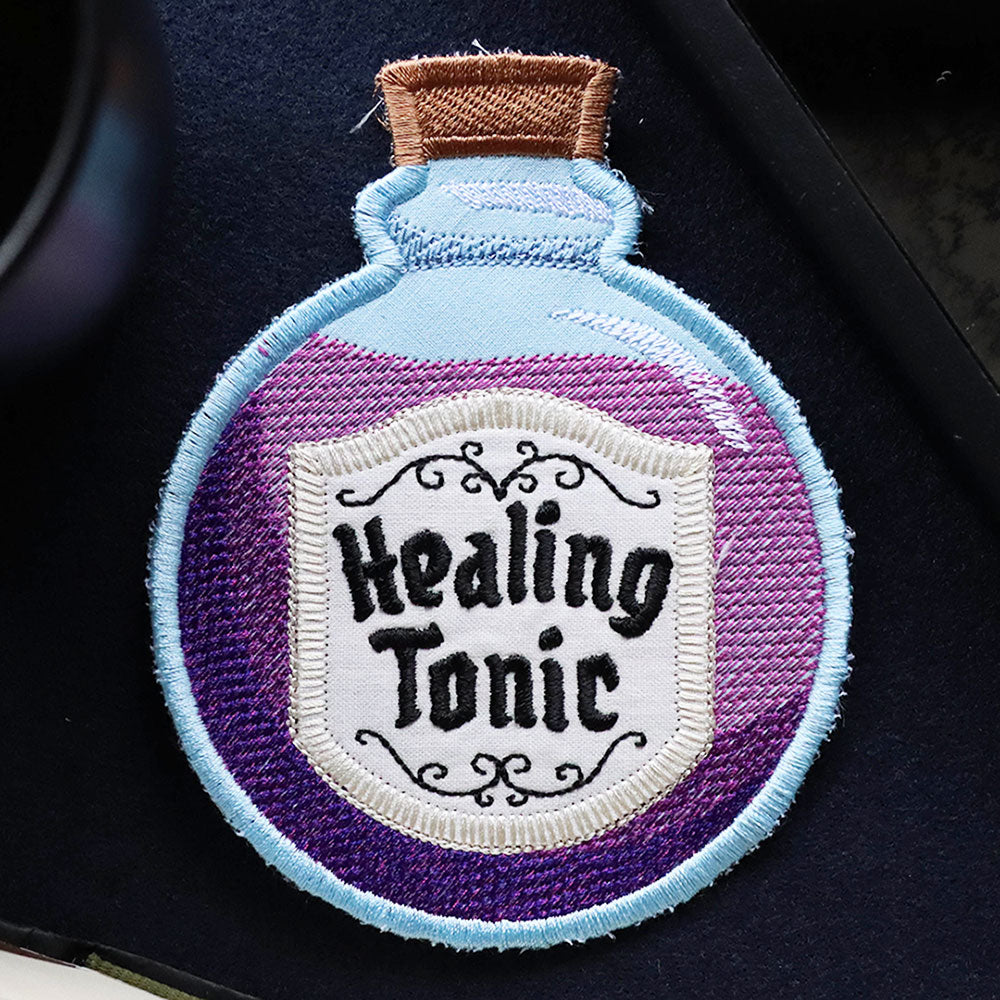 Potion Coaster - Healing Tonic (In-the-Hoop)
