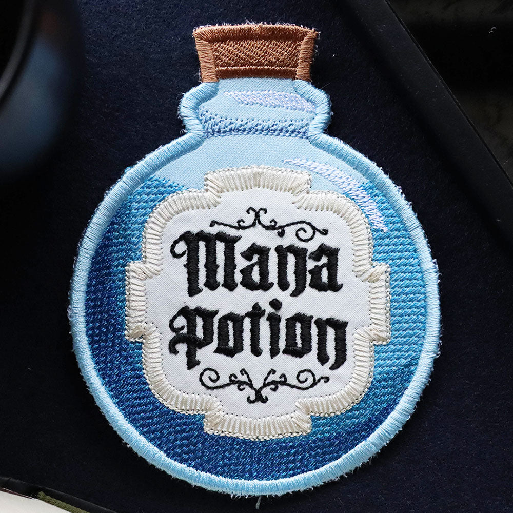 Potion Coaster - Mana Potion (In-the-Hoop)