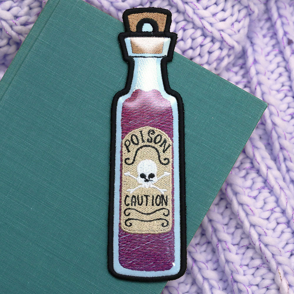 Poison Bottle Bookmark (Vinyl Applique)