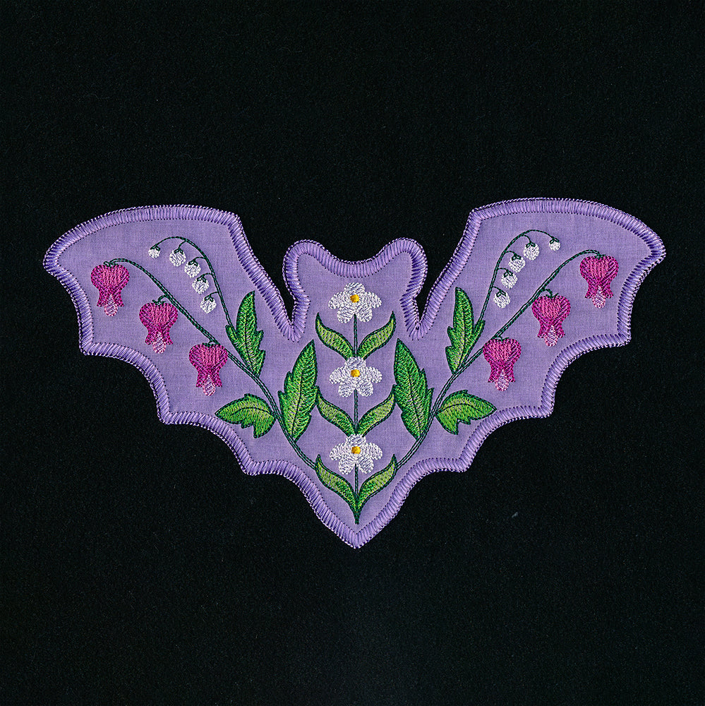 Botanical Bat Set (Applique)