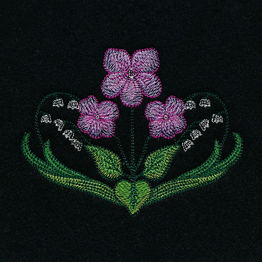 Botanical Bat Set (Applique)