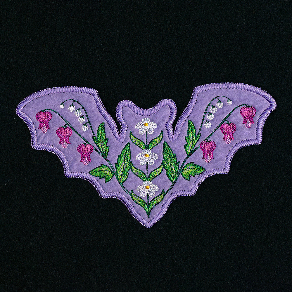 Botanical Bat Set (Applique)