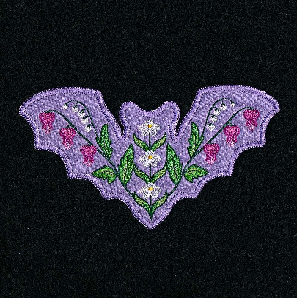 Botanical Bat Set (Applique)