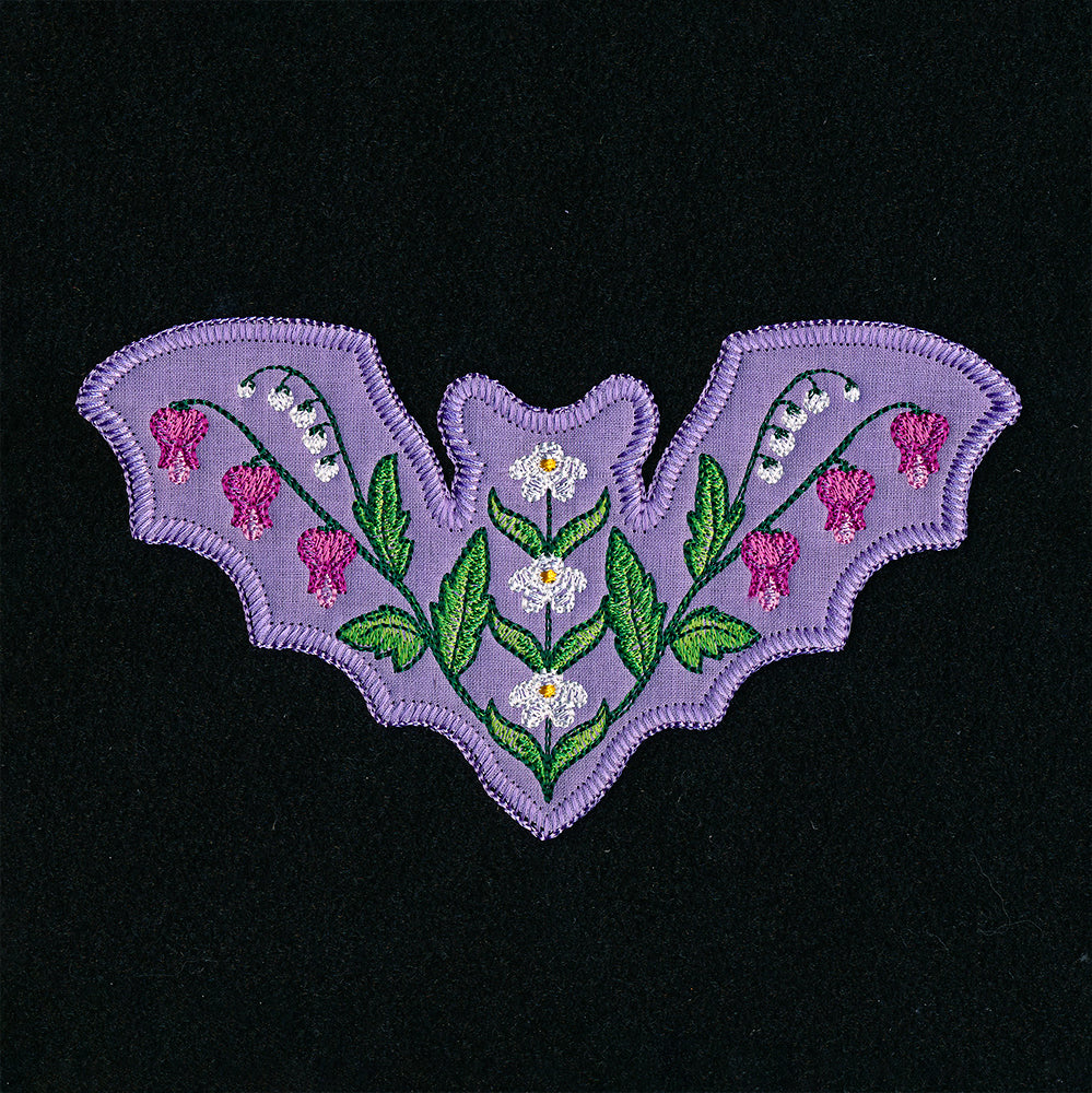 Botanical Bat Set (Applique)