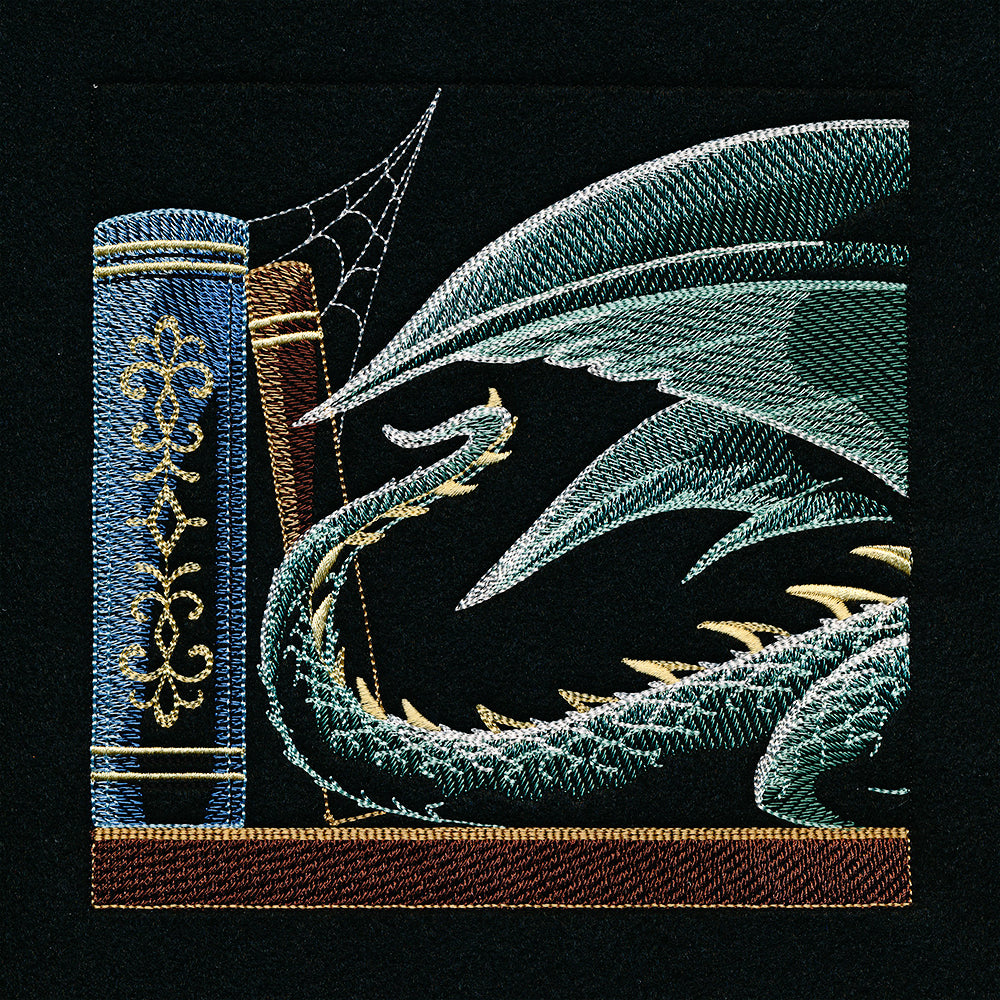 Build a Bookshelf Scene - Dragon