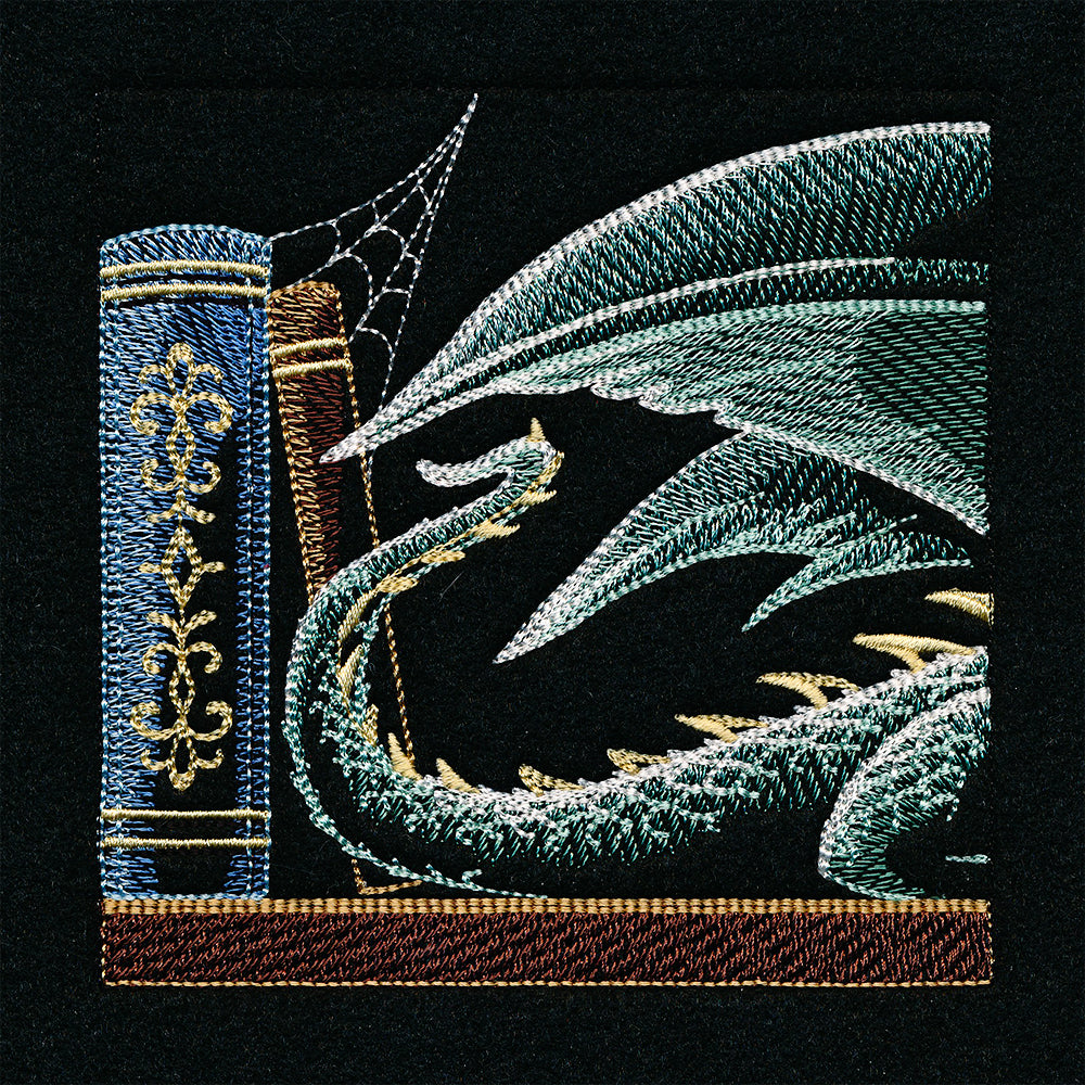 Build a Bookshelf Scene - Dragon