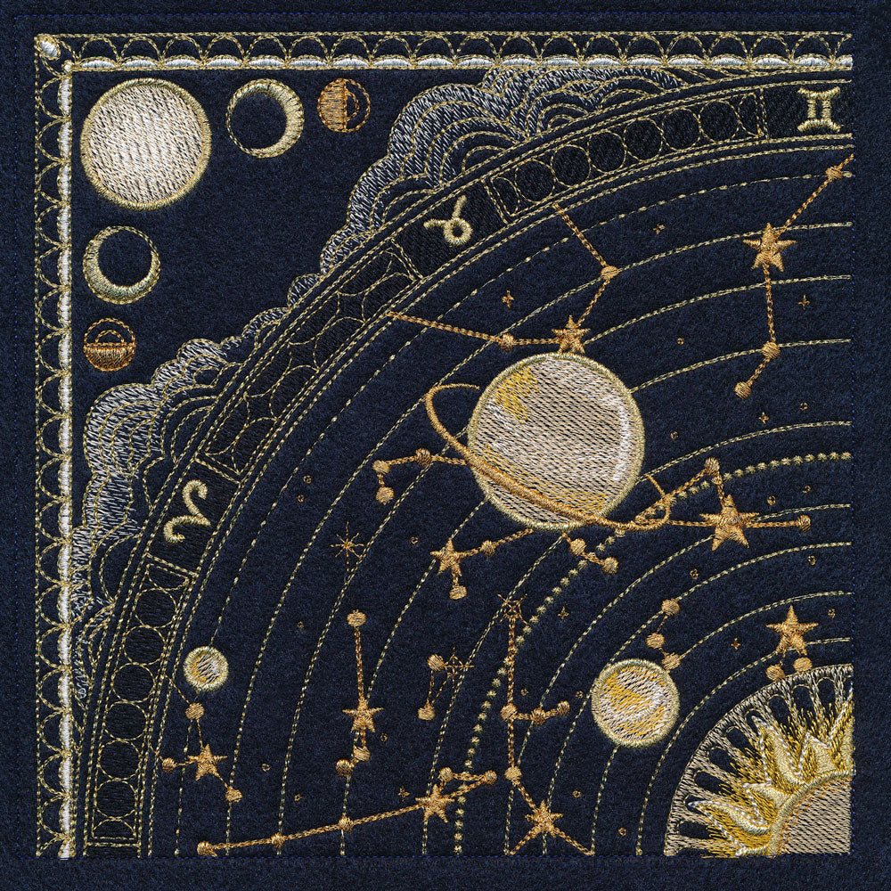 Celestial Star Map Scene