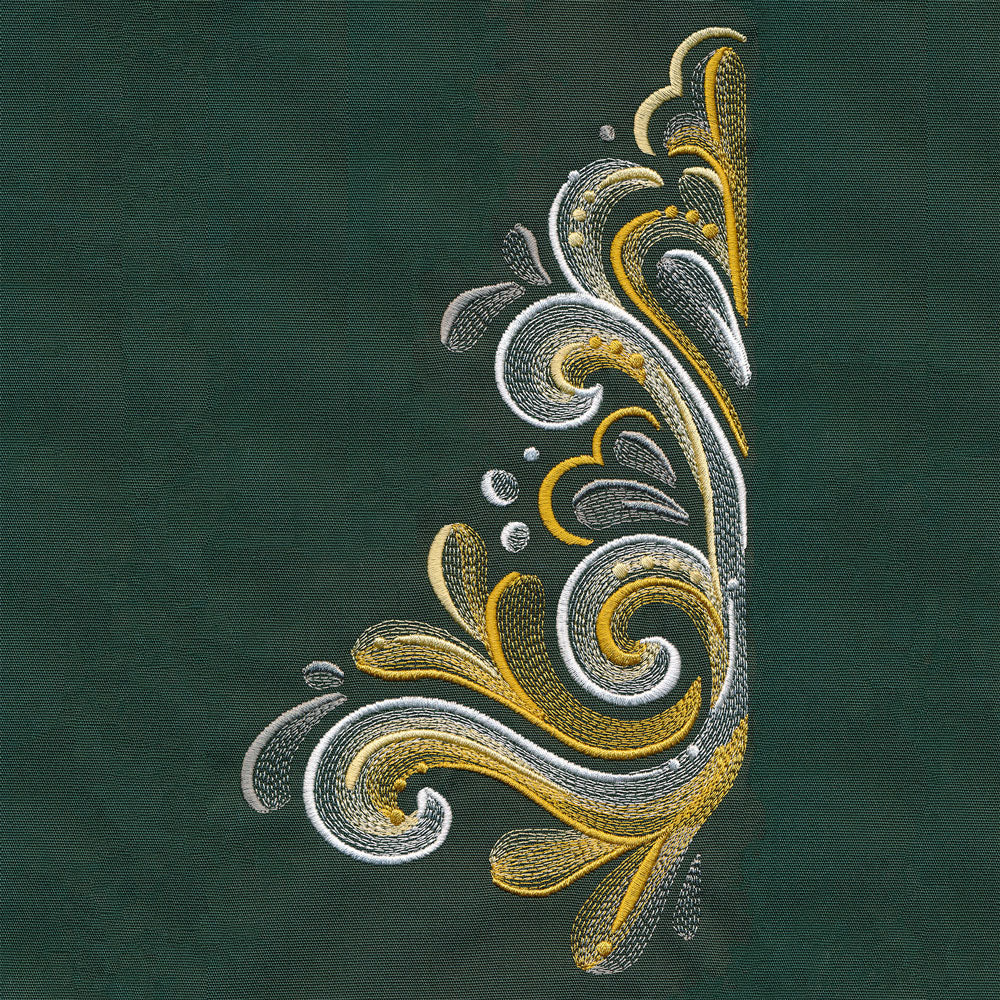 Gilded Baroque Christmas Tree Set