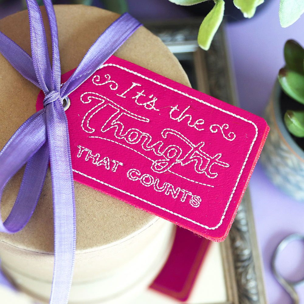 Crafted with Honesty Gift Tag - Thought That Counts (In-the-Hoop)