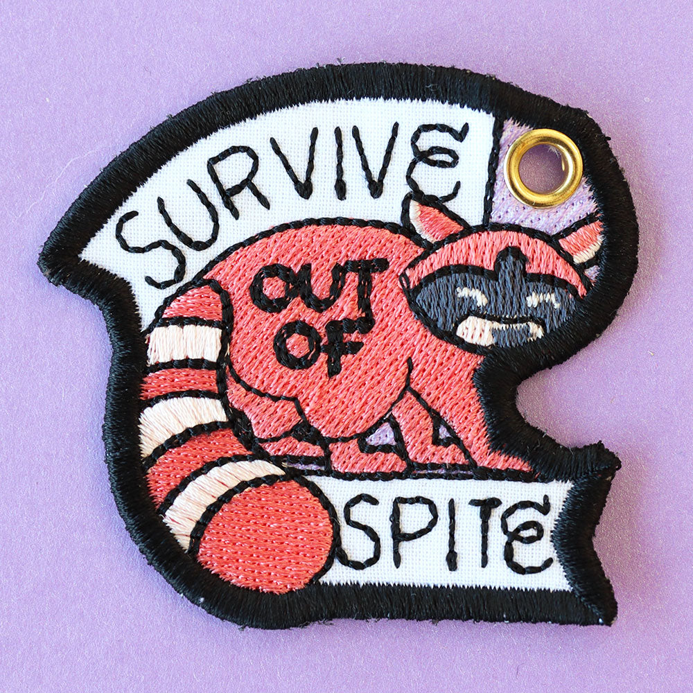 Irreverent Keychains - Survive Out of Spite (In-the-Hoop)