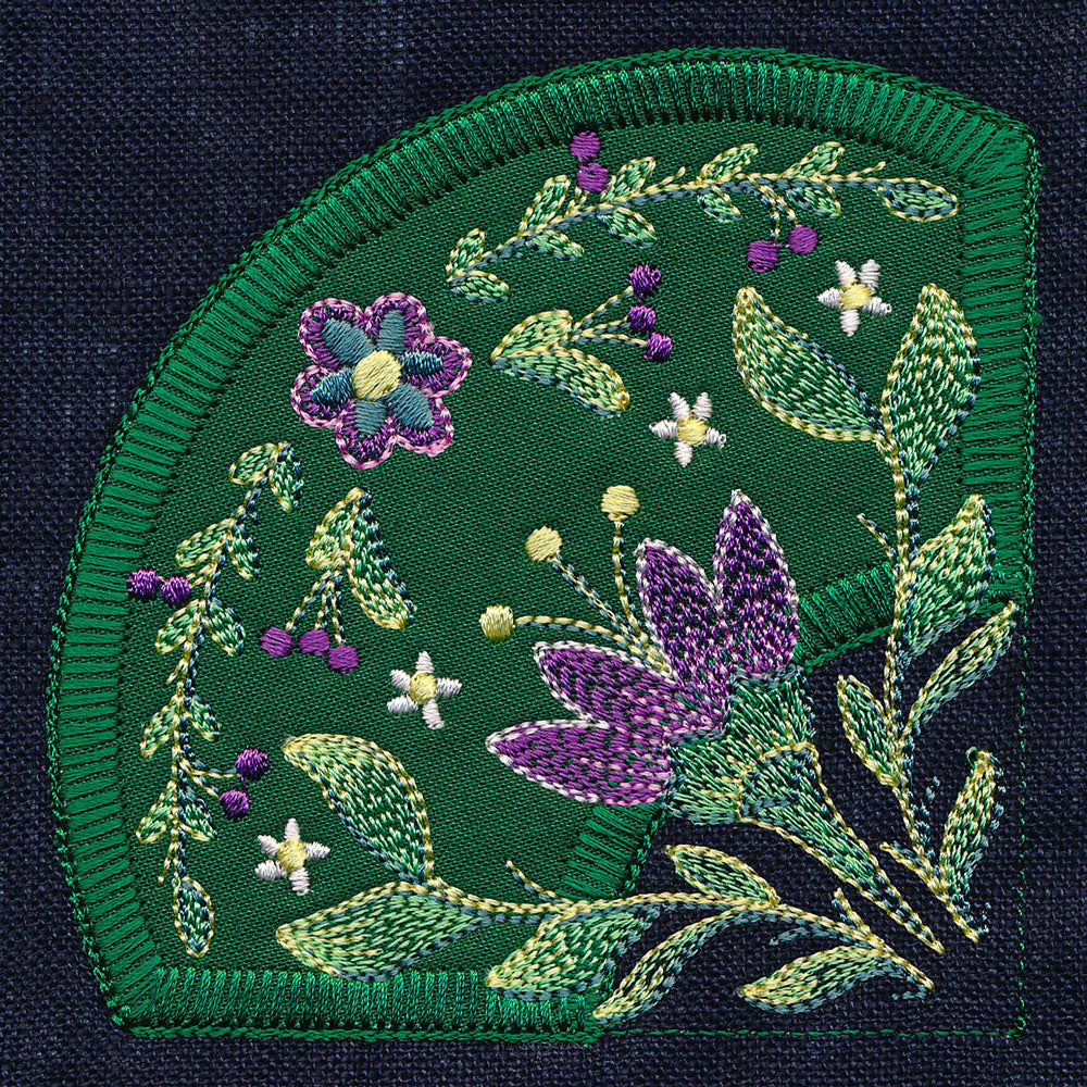 Spring Swallow Table Center Set (Applique)