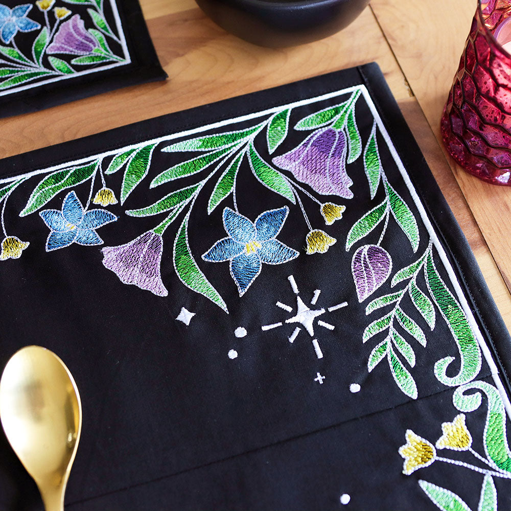Lunar Blooms Placemat Set