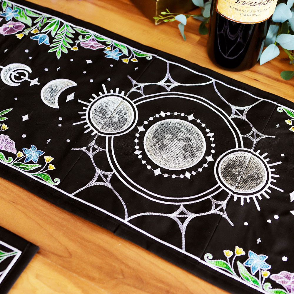 Lunar Blooms Table Runner Set