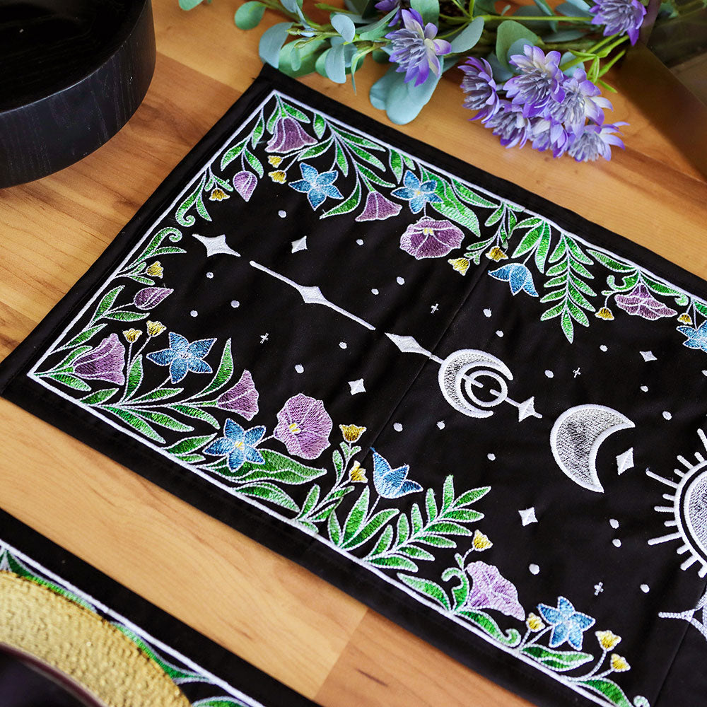 Lunar Blooms Table Runner Set