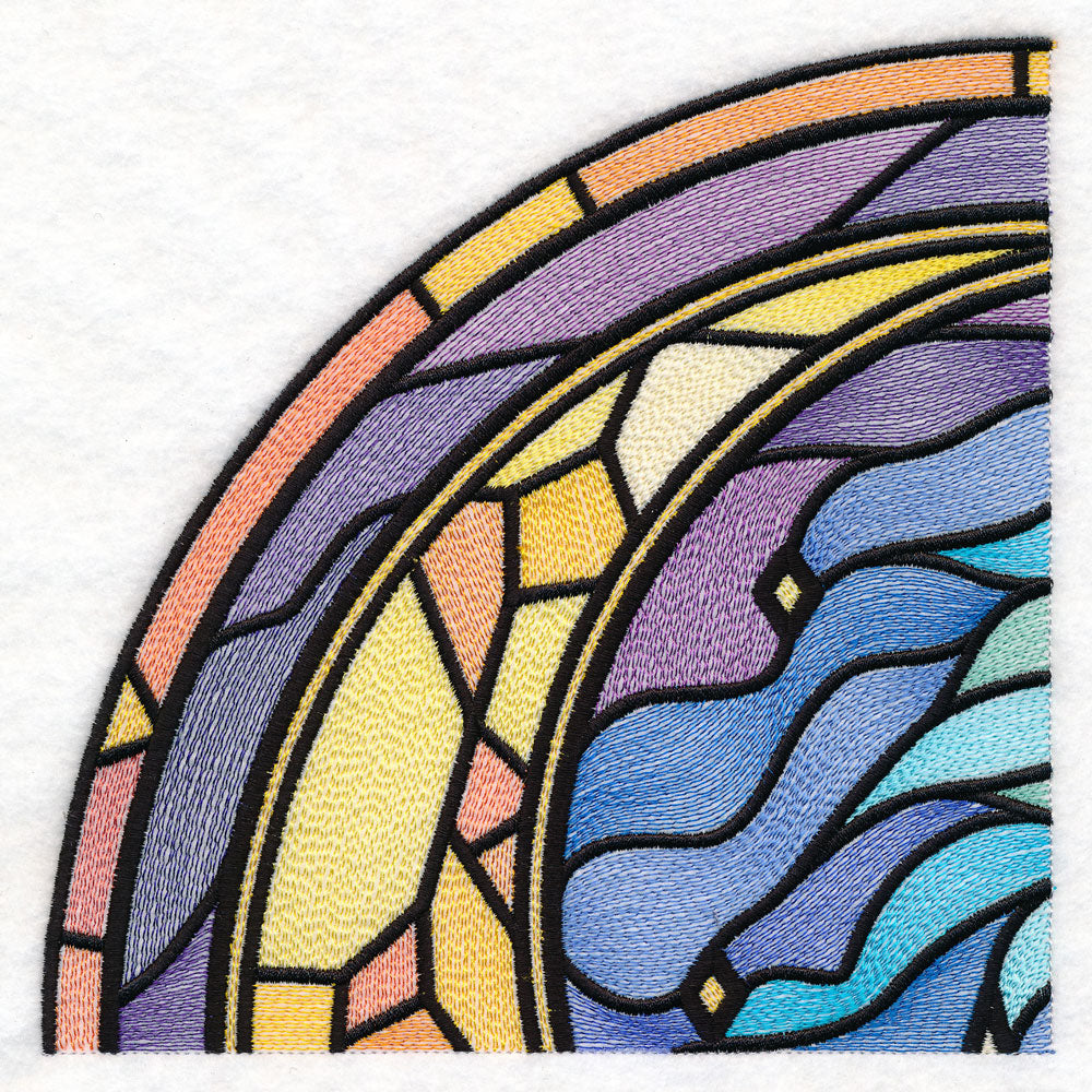 Stained Glass Crescent Moon Set