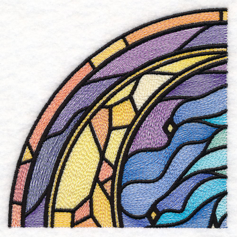 Stained Glass Crescent Moon Set