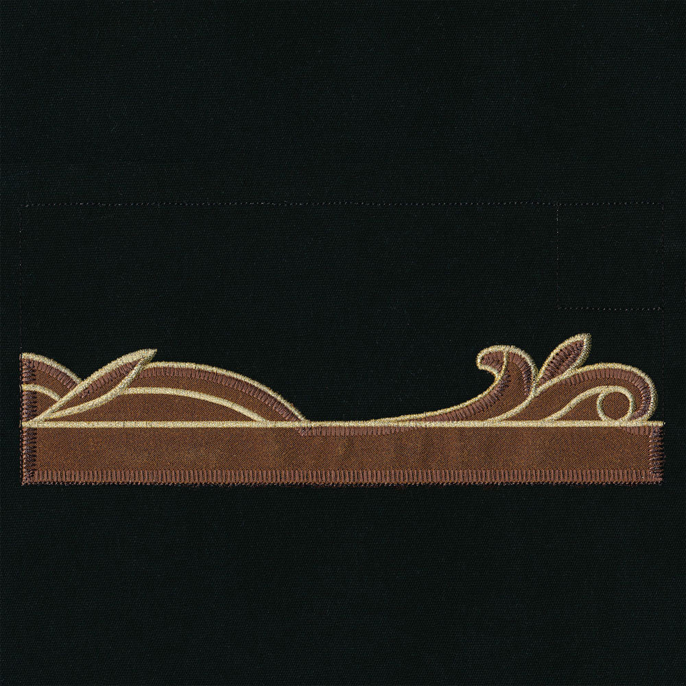 Gilded Books & Blooms (Applique)