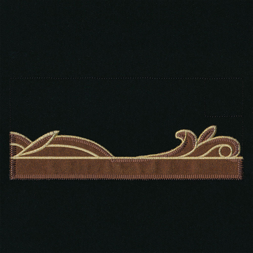 Gilded Books & Blooms (Applique)