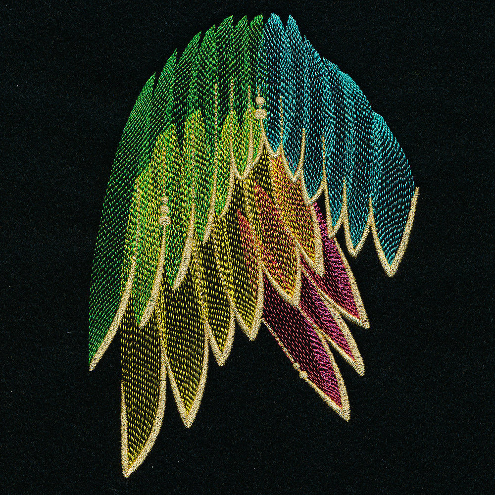 Gilded Rainbow Wing Pair Set (Split)