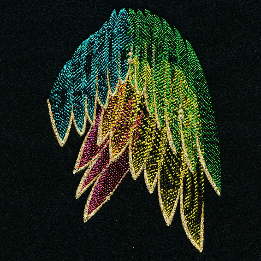 Gilded Rainbow Wing Pair Set (Split)