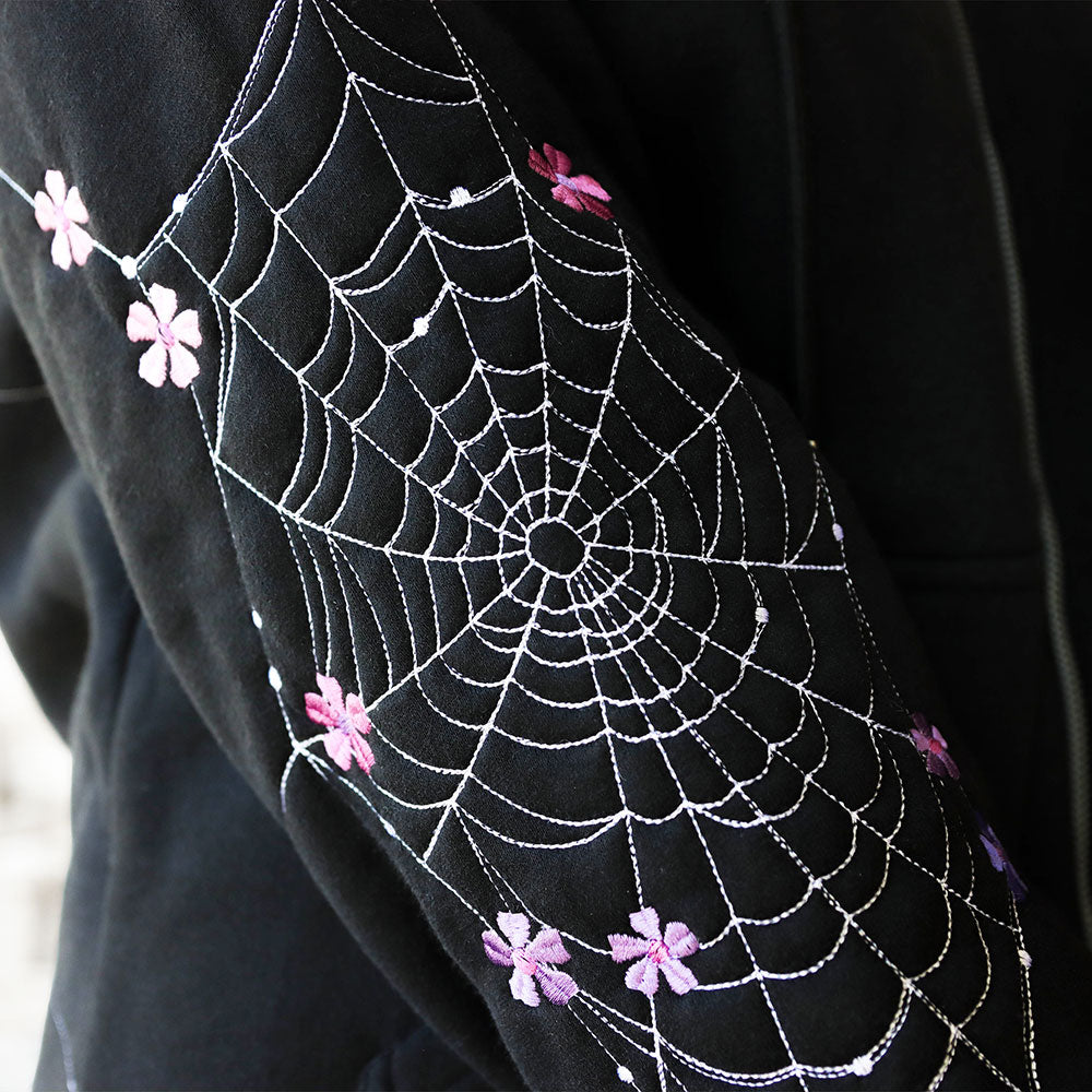 Delicate & Dainty Floral Spiderweb Sleeve Set