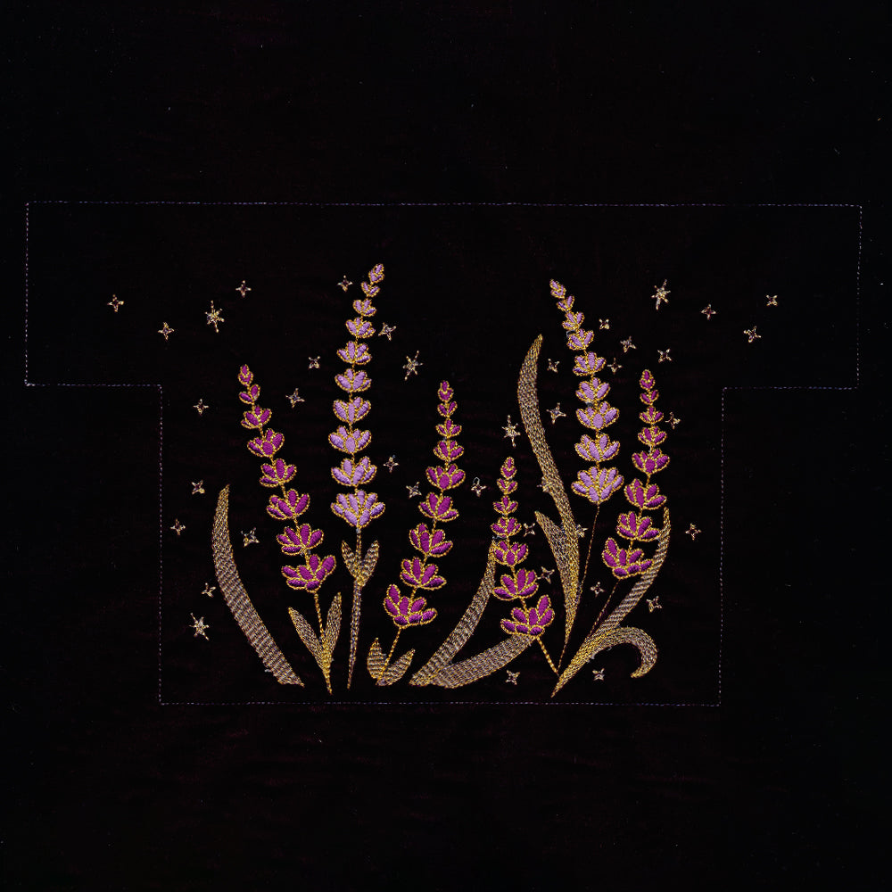 Gilded Lavender 3D Makeup Bag