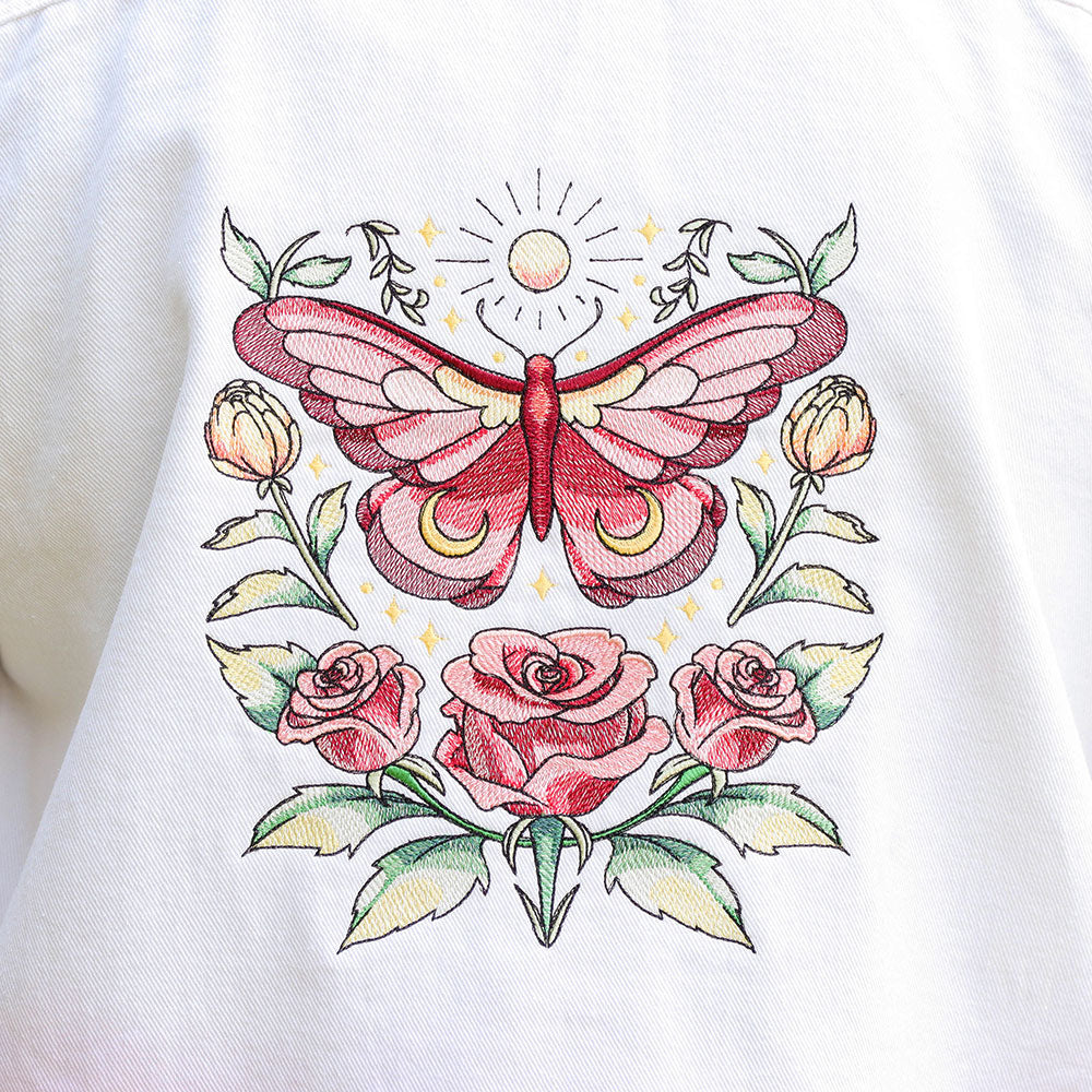 Celestial Butterfly and Roses (Split)