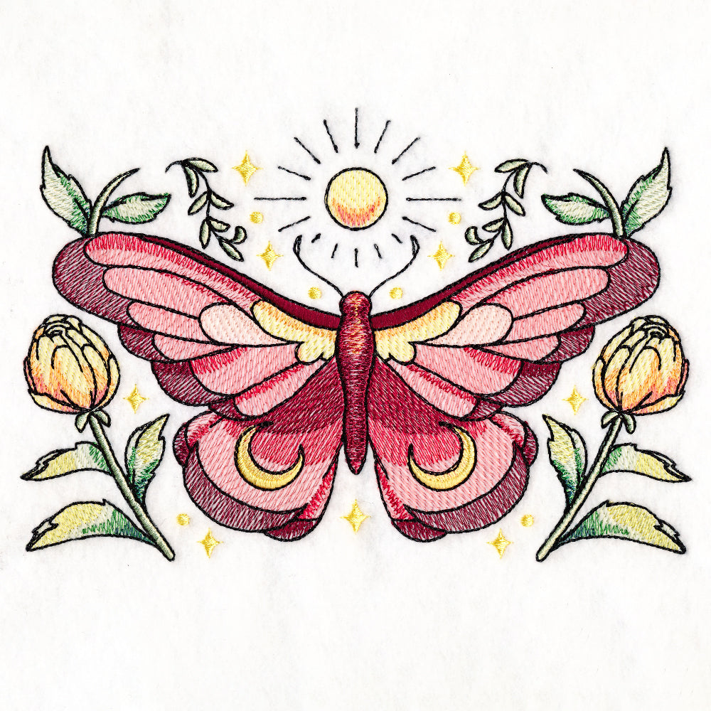Celestial Butterfly and Roses (Split)