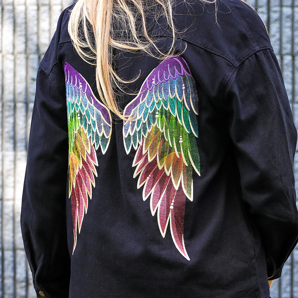 Gilded Rainbow Wing Pair Set