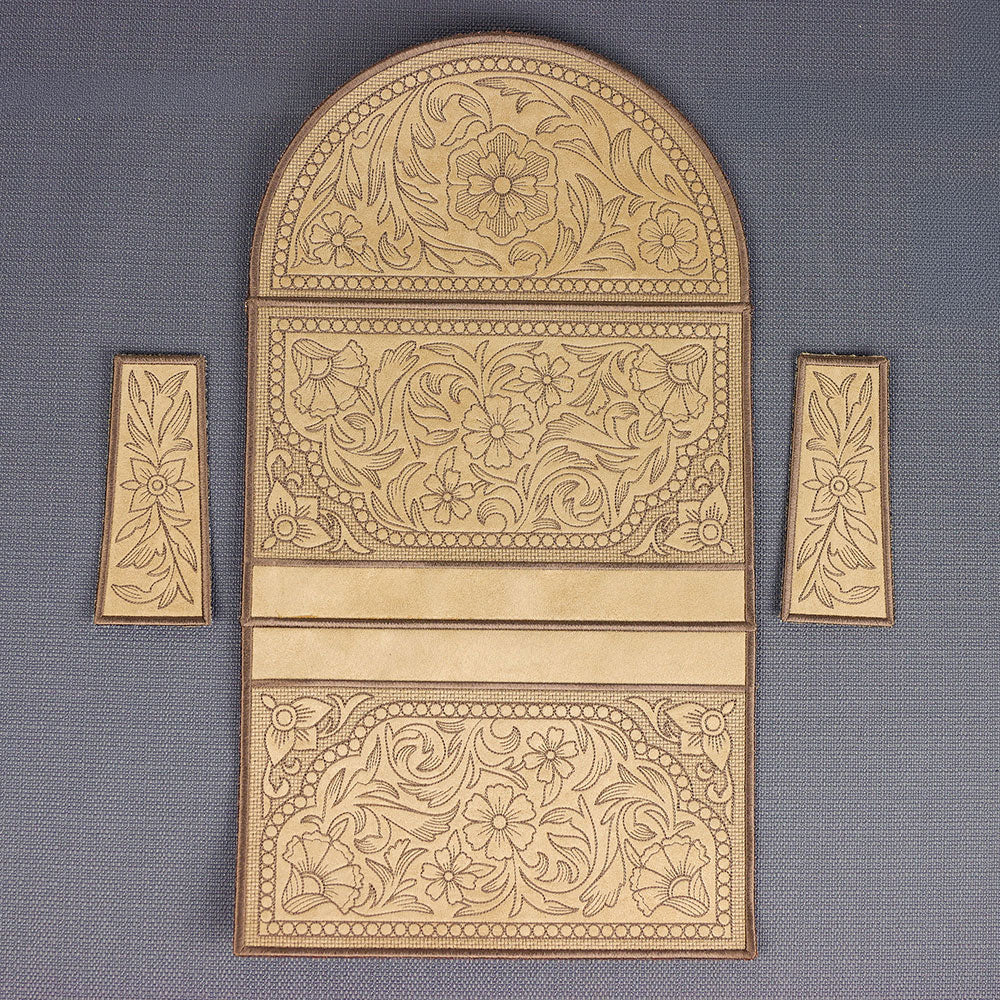 Western Leather Tooling 3D Purse (In-the-Hoop)