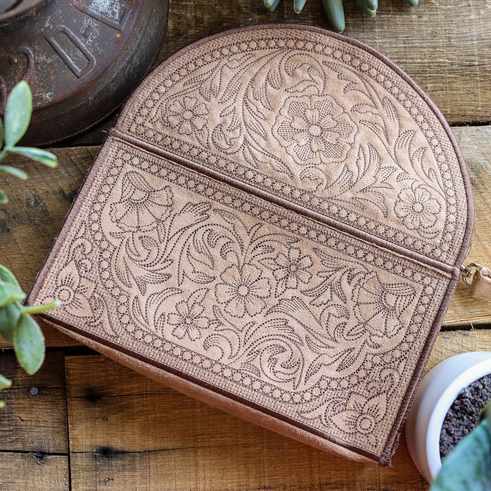Western Leather Tooling 3D Purse (In-the-Hoop)