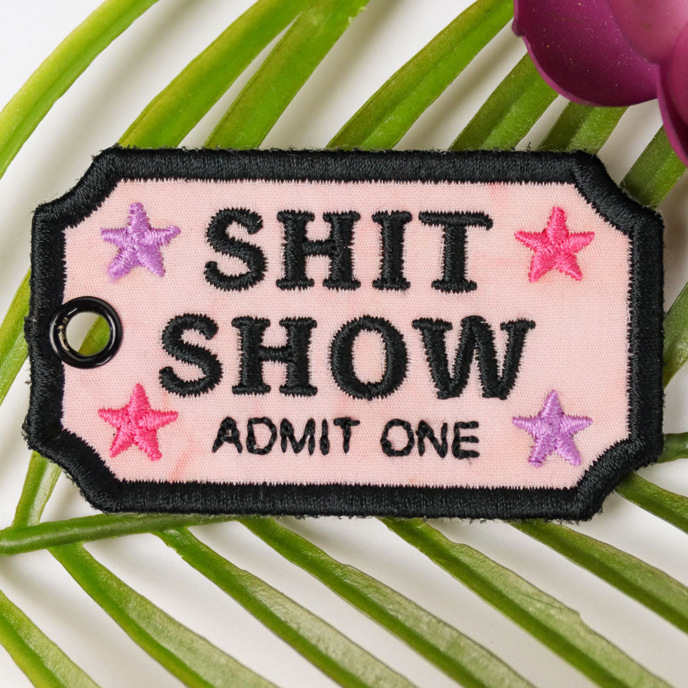 Shit Show Keychain (In-the-Hoop)
