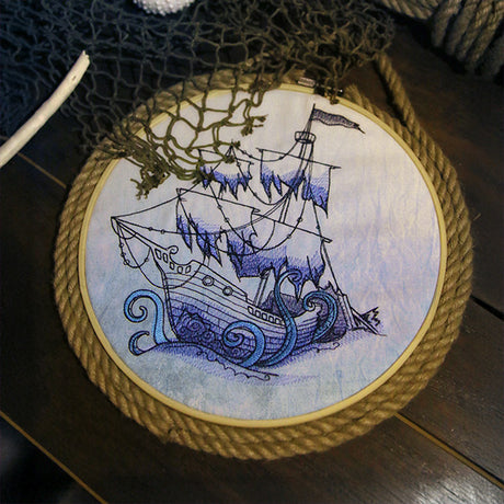 Ocean Blue - Sunken Ship